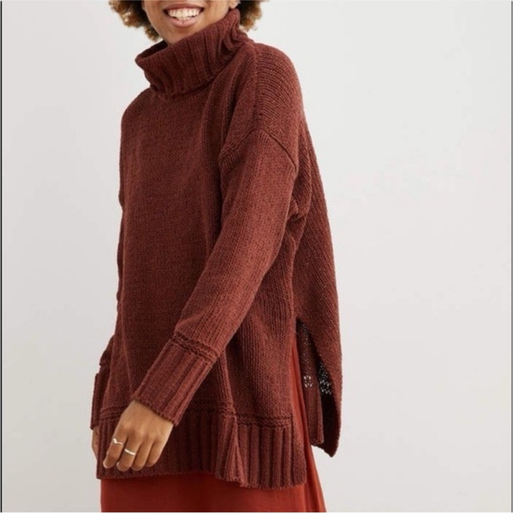 Aerie Oversized Chenille Turtleneck Sweater